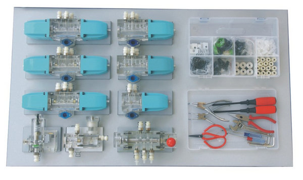 液壓PLC控制實(shí)驗(yàn)系統(tǒng)(鋁槽式)