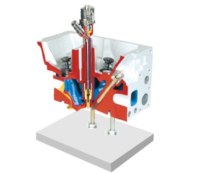 直噴式發(fā)動(dòng)機(jī)氣缸蓋解剖模型