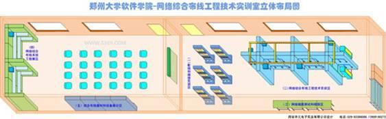 綜合布線實(shí)驗(yàn)室布局圖