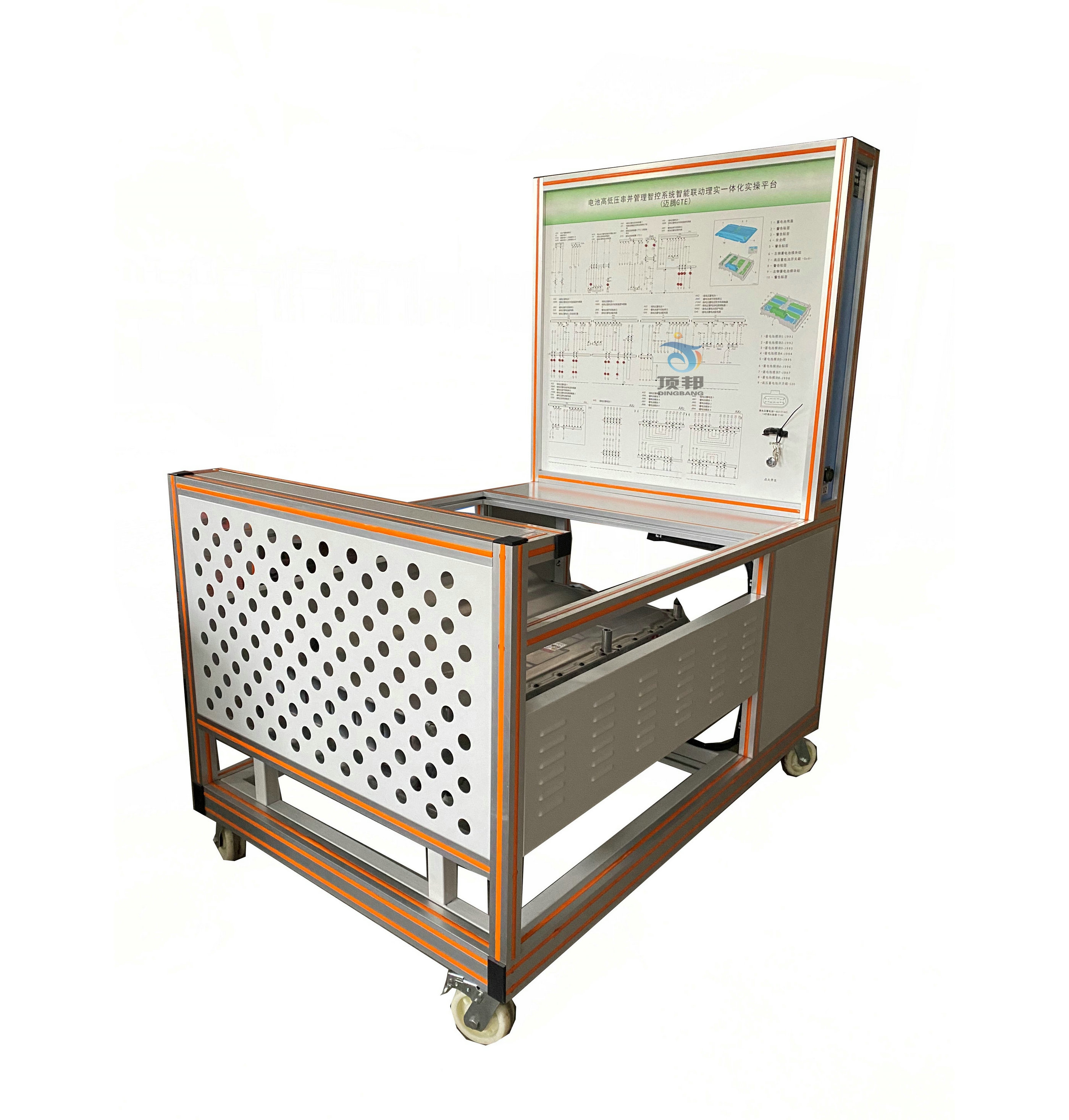 電池高低壓串并管理智控系統(tǒng)智能聯(lián)動(dòng)理實(shí)一體化實(shí)操平臺(tái)